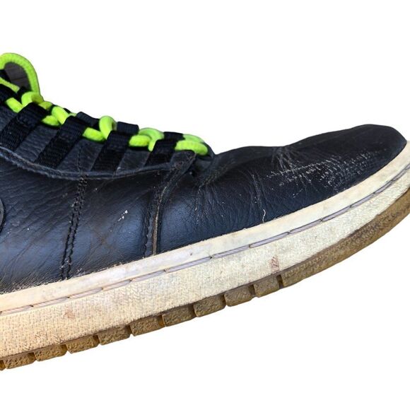 RARE 2013 Nike Air Jordan 1 Retro 94 Black Venom Gree Size 11.5 - Picture 11 of 16